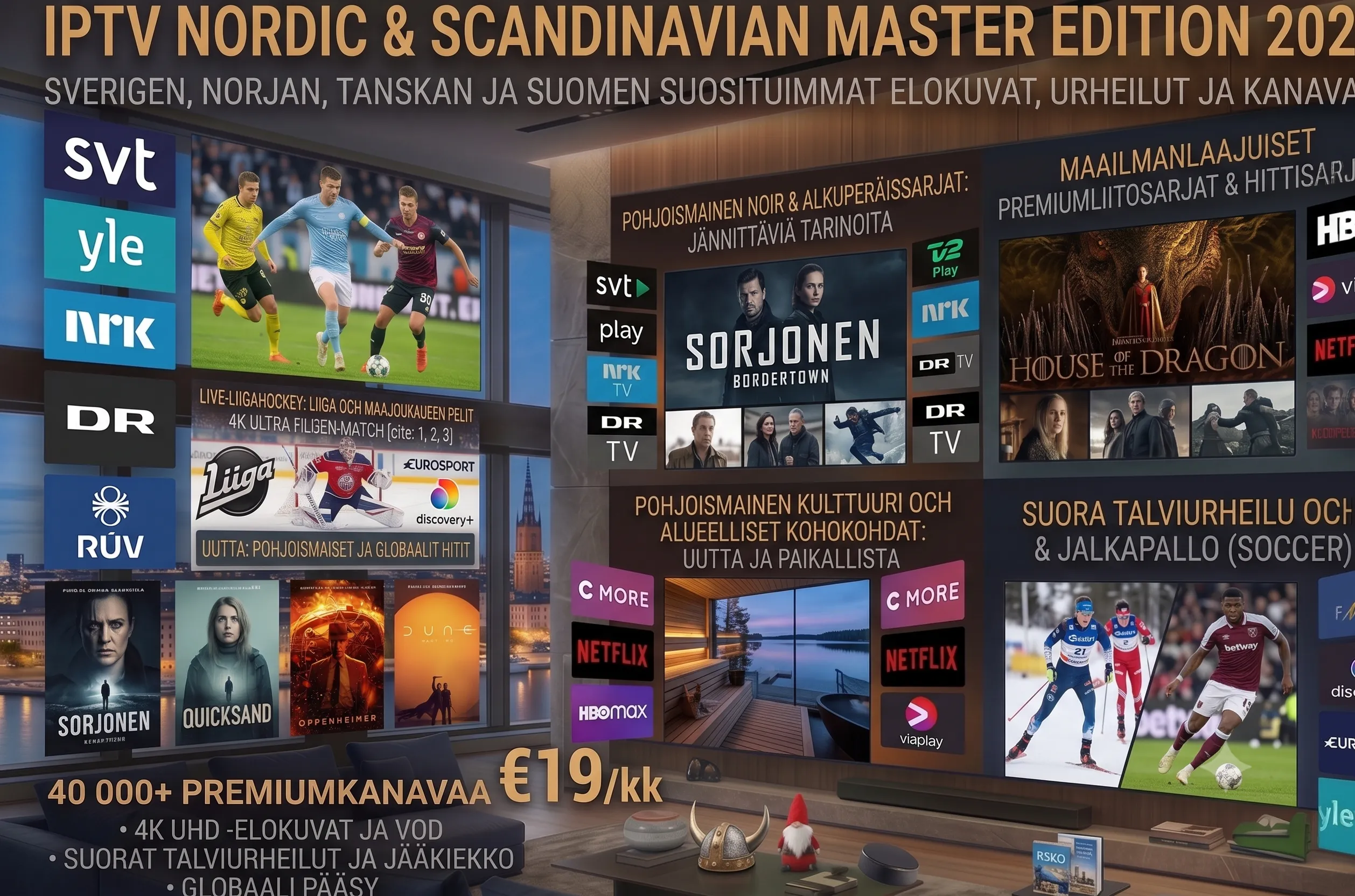 Paras IPTV Suomi ja Liiga Jääkiekko 2026